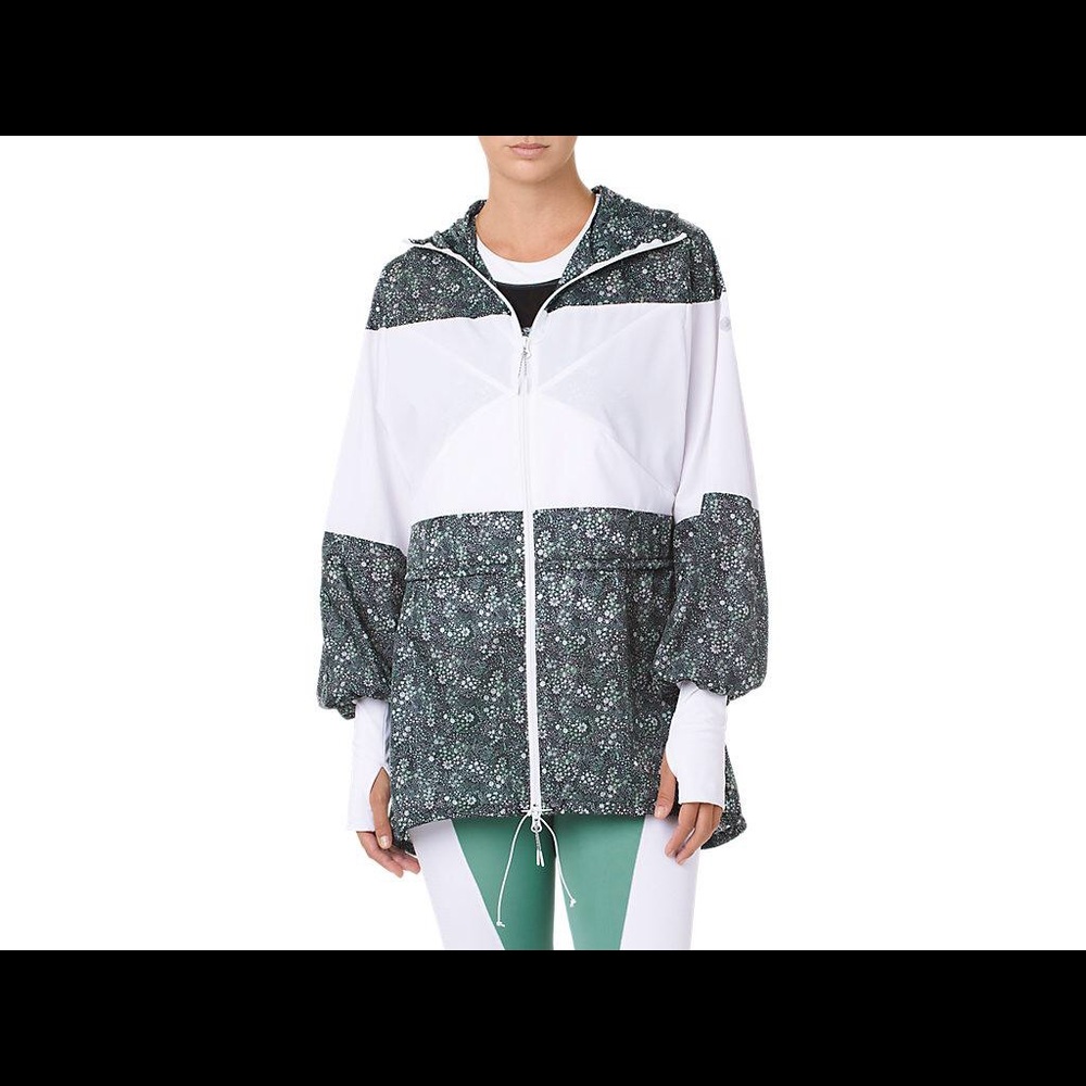 ASICS Liberty print windbreaker.EUC